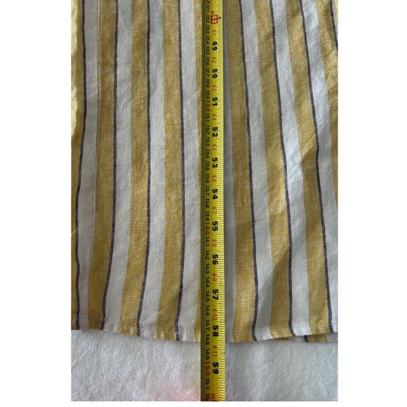 Rachel Zoe Linen Overalls Sz 10 - Picture 8 of 9